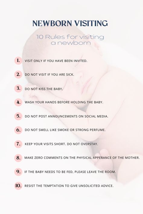 Newborn Visiting Rules For Visiting A Newborn At Hospital, Newborn Dos And Donts, Rules For My Newborn, Visiting My Newborn Rules, List Of Rules For Visiting Newborn, Newborn Safety Tips, Setting Boundaries With A Newborn, How To Coparent With A Newborn, Visiting A Newborn Rules