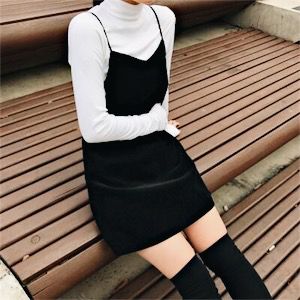 I N S T A G R A M @EmilyMohsie K Fashion, Korean Fashion Trends, Ulzzang Fashion, Fashion Korean, Inspiration Mode, Korean Outfits, Looks Vintage, Strap Dress, Asian Fashion