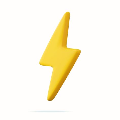 Vector 3d yellow thunder and bolt lighti... | Premium Vector #Freepik #vector #thunder #lightning #flash #power Yellow Thunder, Lightning Flash, Lightning Bolt, Premium Vector, Flash, Balloons, Lighting, Yellow, Quick Saves