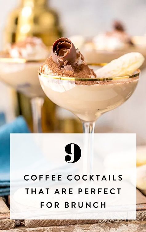 Crafty Cocktails, Bourbon Coffee, Boozy Brunch, Brunch Drinks, Boozy Drinks, Brunch Cocktails, Coffee Cocktails, Banana Smoothie, Alcohol Recipes