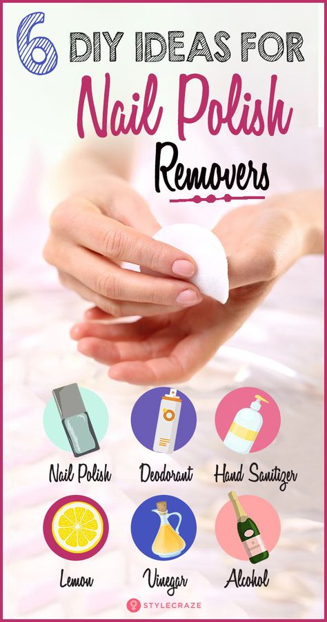 6 Best DIY Homemade Nail Polish Remover Recipes #nailpolish #nailcare Homemade Nail Polish Remover, Homemade Nail Polish, Nail Polish Hacks, Nail Polish Removers, Natural Nail Polish, Diy Nail Polish, Nail Care Tips, Best Nail Polish, Polish Remover