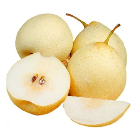 Ya pear is a good source of dietary fiber, vitamin C, and copper. It also contains small amounts of other important nutrients, such as potassium, magnesium, and vitamin K. #yapear #Chinesepear #Freshpear #crownpear #crystalPear Snow Pear, Pear Varieties, Asian Pears, Ellipse Shape, Asian Pear, 2025 Vision, Vitamin K, Traditional Medicine, Stir Fries