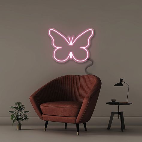 #NeonLightSigns #BrightIdeas #NeonSigns #BrightIdeas Butterfly Sign, Neon Butterfly, Neon Signs Quotes, Bar Outdoor, Neon Wall Signs, Butterfly Lighting, Love Neon Sign, Happy Birthday Signs, Bedroom Games