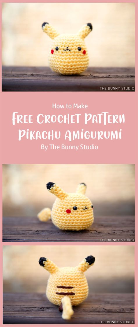 If you want to make your own Pikachu, then check out this pattern! The link is below along with a picture of the finished product so you can see what it looks like. Have fun making your own Pikachu! Amigurumi Free Pattern Pikachu, Crocheted Pikachu Free Pattern, Beginner Crochet Pokemon, Pikachu Keychain Crochet, Easy Pokemon Crochet Patterns, Piplup Crochet Pattern Free, Crochet Game Characters, Mini Crochet Pokemon, Mini Pikachu Amigurumi