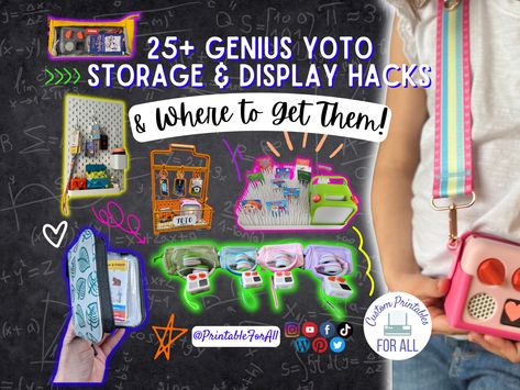 25+ Genius Display & Storage Solution Hacks for the Yoto, Yoto Mini, and Yoto Cards Innovated by the Yoto Community! – Custom Printables for All Yoto Cards, Yoto Mini, Nail Polish Stand, Amp Storage, Trading Card Binder, Business Card Wallet, Playing Card Holder, Mini Storage, Magnetic White Board