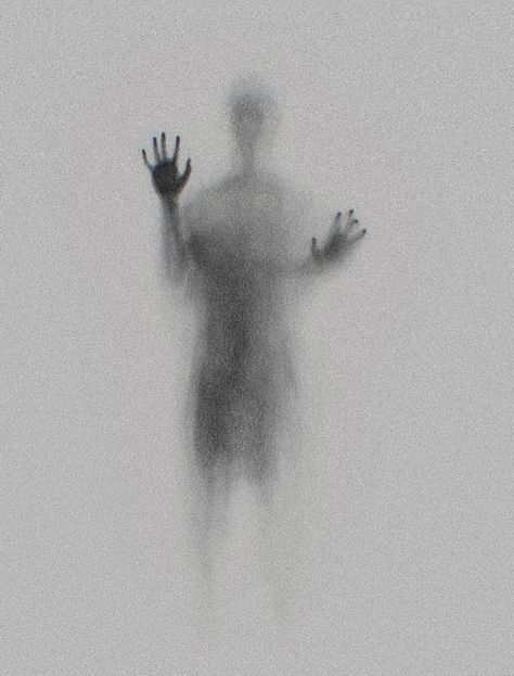 White Noise Tattoo, Shadow Person Tattoo, Shadow Practice Drawing, Scary White Aesthetic, Shadow Person Drawing, Blurry Drawing, Shadow Play Photography, Ap Painting, Ghost Person