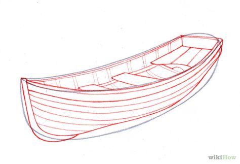 How to draw a boat How To Draw A Row Boat, Rowboat Drawing, Row Boat Drawing, Art Traceables, Kayak Drawing, Boat Sketch, Watercolor Boat, Boat Illustration, Deck Framing