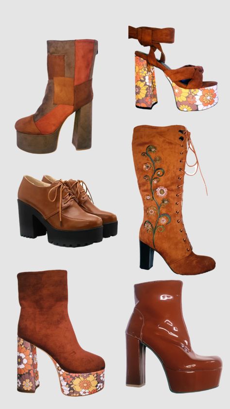 70s shoes #outfitinspo #vintage #70s #70sshoes #70sfashion #70svibes 70s Heels Outfit, 70s Shoes Women, 70s Style Shoes, 1970s Boots, 70 Shoes, 70s Grunge, 70’s Outfit, 1970s Shoes, 60s Shoes