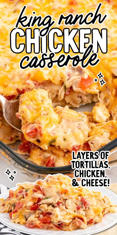 Leftover Ranch Chicken Recipes, King Ranch Chicken Casserole Easy Rotel, Texas Chicken Casserole, Chicken Tortilla Bake Casserole, Keto King Ranch Chicken Casserole, Texas Ranch Chicken Casserole, King Ranch Casserole Chicken, Mexican Chicken Casserole With Tortillas, King Ranch Chicken Casserole Pioneer Woman