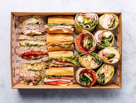 Catering Sandwiches, Sandwiches Catering, Sandwich Catering, Sandwich Platters, Chicken Blt, Veg Sandwich, Gourmet Meat, Luncheon Ideas, Salmon Cream Cheese