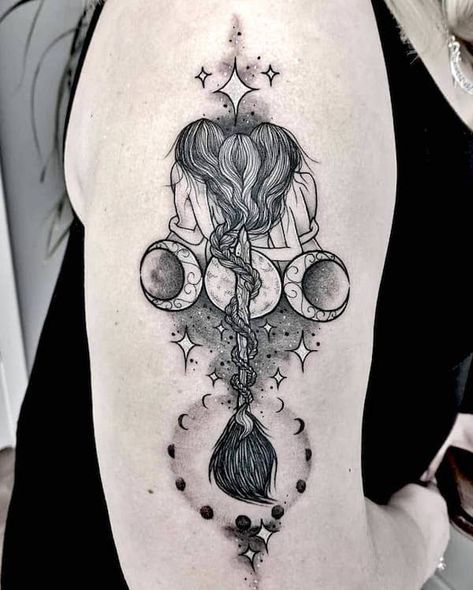 Wicca Tattoo, Pentagram Tattoo, Witchcraft Tattoos, Pagan Tattoo, Wiccan Tattoos, Tarot Tattoo, Elements Tattoo, Symbol Tattoo, Witch Tattoo