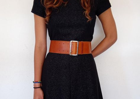 Brown Belt Outfit, Wide Belts For Women, Womens Belt, Womens Leather Belt, Handmade Leather Belt, Belt Fashion, Wide Leather Belt, Belt Brown, Beautiful Belts