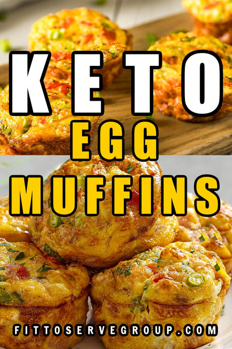 Start your day with our delicious Keto Egg Muffins. Packed with protein and low in carbs, this easy breakfast is a perfect on the go option! low-carb egg muffins|egg bites| gluten-free egg muffins Keto Breakfast Egg Muffins, Keto Egg Cups Low Carb, Keto Egg Bites Muffin Tin, Keto Egg Cups Breakfast, Keto Egg Cups, Low Carb Egg Bites, Keto Egg Bites, Low Carb Egg Muffins, Keto Egg Muffins