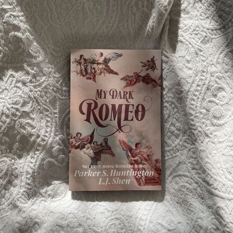 It was supposed to be a harmless kiss at a lavish debutante ball. A clandestine moment with a handsome stranger. But unlike his namesake, my Romeo isn’t driven by love. He’s fueled by revenge. To him, I’m a chess piece. Leverage. His rival’s betrothed. To me, he is a man deserving of poison. A dark prince I refuse to marry. He thinks I’ll accept my fate. Well, I plan to rewrite it. And in my story, Juliet doesn’t die. But Romeo? He perishes. My Dark Romeo Aesthetic, Dark Romantic Books, Enemies To Lovers Dark Academia, My Dark Romeo Book, My Dark Romeo, Parker S Huntington, My Dark Desire Book, Enemies To Lovers Fantasy Books, Dark Mm Romance Books