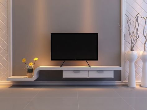 T.v Table Design, Tv Stand Table, Tabletop Tv Stand, Ruang Tv, Tv Unit Decor, Tv Unit Interior Design, Modern Tv Units, Wall Tv Unit Design, Living Room Tv Unit Designs