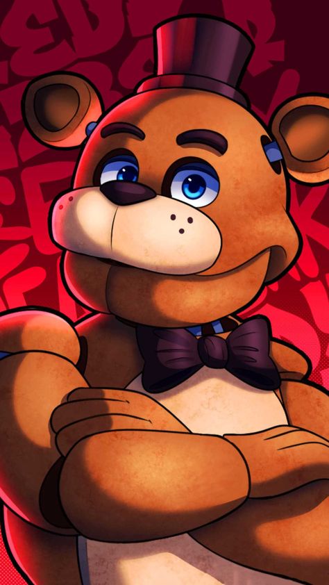 Freddy Fazbear Wallpaper Freddy Fazbear Wallpaper, Fnaf Freddy Fazbear, Golden Freddy, Fnaf Freddy, Animatronic Fnaf, Fnaf Wallpapers, Fnaf 1, Fnaf Movie, Freddy Fazbear