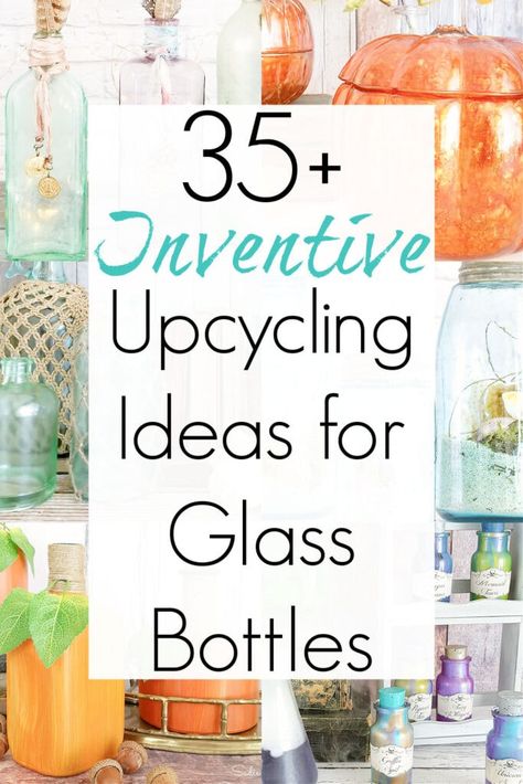 Repurposing Glass Bottles, How To Paint Glass Bottles Diy, Old Glass Bottles Ideas Decor, Glass Bottle Windows, How To Stain Clear Glass Bottles, Recycled Glass Jars Ideas, Crafts With Small Glass Bottles, What To Do With Old Bottles, Glass Bottle Upcycling