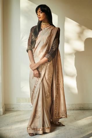 Shop for Shorshe Clothing Beige Handloom Silk Saree for Women Online at Aza Fashions Dhoti Salwar Suits, Braided Dress, Handloom Silk Saree, Fashion Illustration Sketches Dresses, Saree For Women, Sketches Dresses, Boutique Dress Designs, Silk Sarees Online, Lace Border