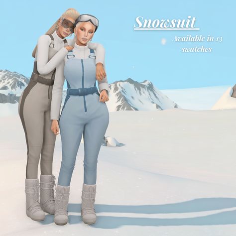 Sims 4 Ski Outfit Cc, Sims 4 Add Ons, Skiing Clothes, Jerrica Benton, Lotes The Sims 4, Play Sims 4, Cc Clothes, Tumblr Sims 4, Sims 4 Cc Folder