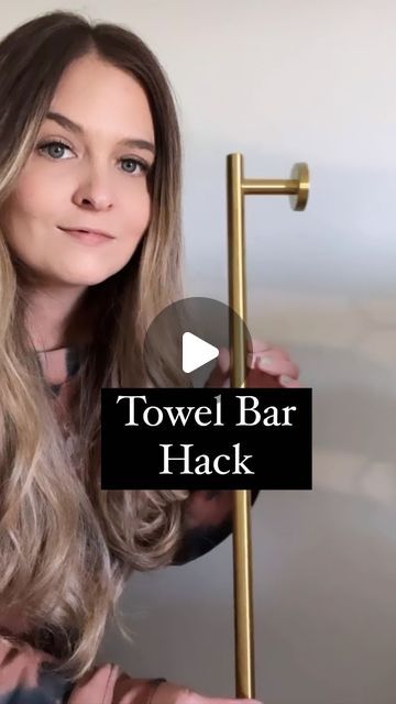 Diy Floating Towel Rack, Towel Bar Behind Toilet, Diy Bathroom Shelf With Towel Bar, Hang Towels To Dry In Bathroom, Hang Towel In Bedroom, Hanging Baskets From Towel Bar, Fingertip Towel Holder Ideas, No Towel Rack In Bathroom, Remove Towel Bar From Wall