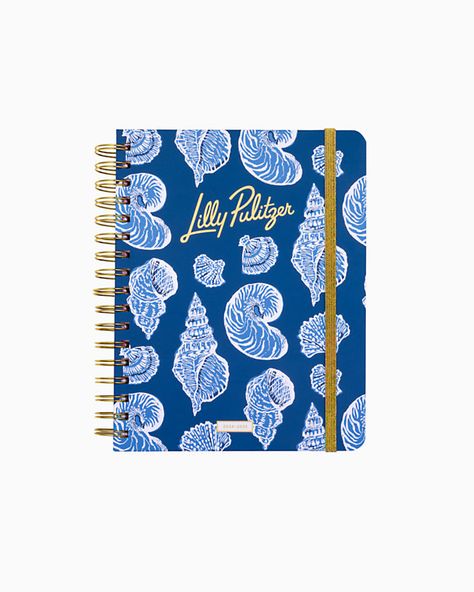 2024-2025 17 Month Large Agenda | Lilly Pulitzer Coastal School Supplies, Tyler Candle Company, Barefoot Dreams Blanket, Golf Socks Women, College School Supplies, Birthday Club, School List, 10th Grade, Blue Shell