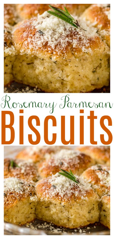 Garlic Parmesan Biscuits, Christmas Rosemary, Parmesan Biscuits, Rosemary Biscuits, Nature Recipes, Baker By Nature, Biscuit Recipes, Knead Bread, Brunch Recipe