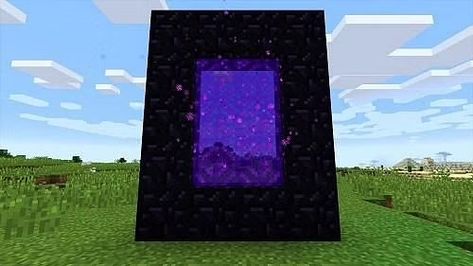 Nether Portal in Minecraft: How to make & How they work Portal In Minecraft, Minecraft Library, Minecraft Portal, Cool Minecraft Seeds, Nether Portal, Minecraft Forge, Portal Design, Flint And Steel, Minecraft Structures