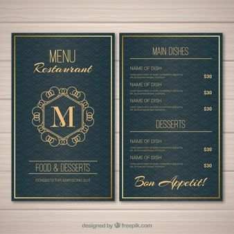 Menu Design Layout, Craft Beer Shop, Menu Vintage, Restaurant Vintage, Elegant Restaurants, Luxury Brand Names, Menu Design Template, Restaurant Menu Template, Restaurant Flyer