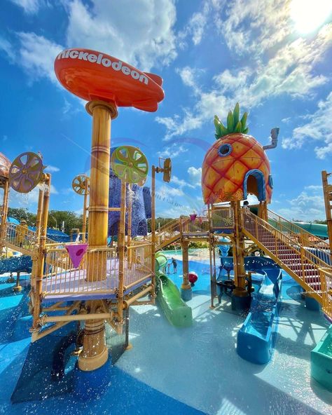 Nickelodeon Hotel, Fun Water Parks, Water Park Rides, Water Theme Park, Budget Friendly Travel, Like And Comment, Indoor Playground, Vacation Places, Summer Pictures