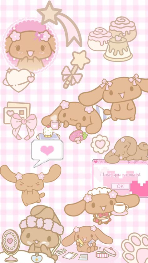 Walpaper Hello Kitty, Glittery Wallpaper, Hello Kitty Themes, Iphone Wallpaper Kawaii, Simple Phone Wallpapers, Free Phone Wallpaper, Soft Wallpaper, Sanrio Wallpaper, Cute Doodles Drawings