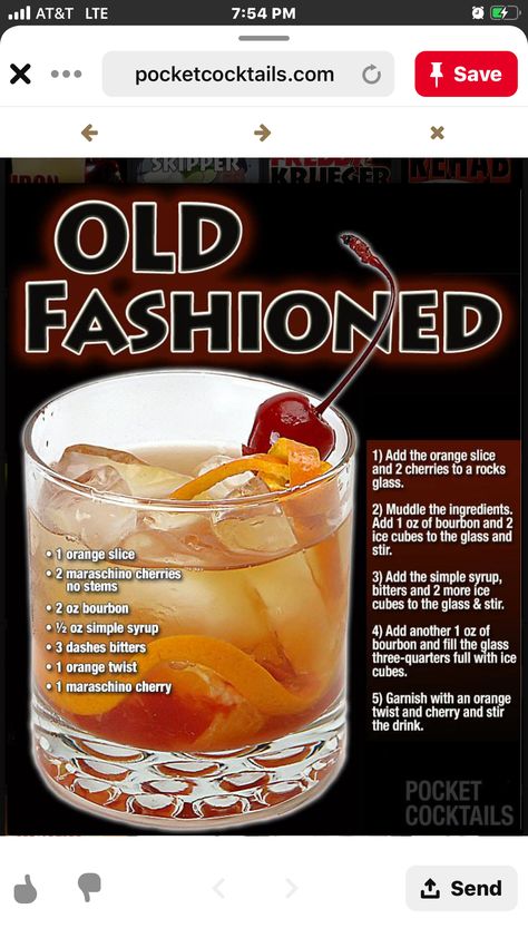 New Orleans Drinks Recipes, Old Fashioned Drink Recipes, Wild Turkey 101, Old Fashion Drink Recipe, New Orleans Drinks, Logo Famous, Bourbon Drinks Recipes, Drinks From Around The World, Dutch Bros Drinks