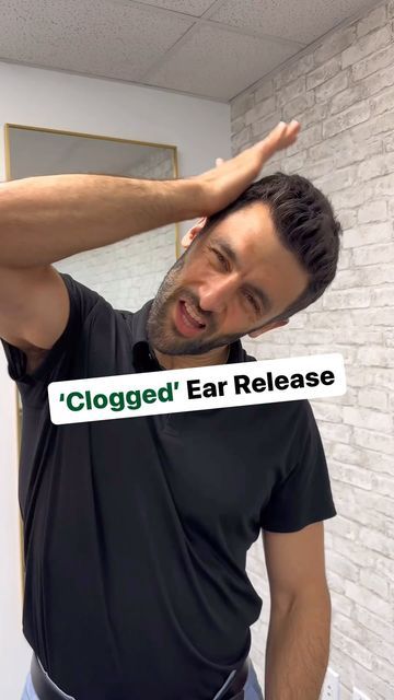 Dr. Joe Damiani - TMJ, Head & Neck Specialist on Instagram: "Do you have a clogged or stuffy #earpain? Are you convinced there’s no water in there and no earwax buildup even the #ENT says nothings wrong? In this video, I explain how the #medialpteryoid muscle is responsible for keeping a duct that connects the middle ear to the sinus closed and if there’s a spasm or trigger point in that muscle it has difficulty opening closing that feeling. Give this release a try and let me know how it goes! #tmd #triggerpointrelease #jawpain #earwaxfix #eustachiantube #earpain" Ear Drainage Remedies, Ear Fluid Remedies Drain, Blocked Ears How To Get Rid Of, Clogged Ears From A Cold, How To Unstop Ears, How To Unclog Ears, Water In Ear Remedy, Drain Ear Fluid, How To Unblock Ears