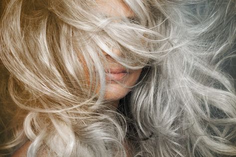 Gray Hair With Lowlights, Hair With Lowlights, Gray Hair Growing Out, Natural Gray Hair, Transition To Gray Hair, Low Maintenance Hair, Low Lights Hair, Curly Girl Method, Winter Hair Color