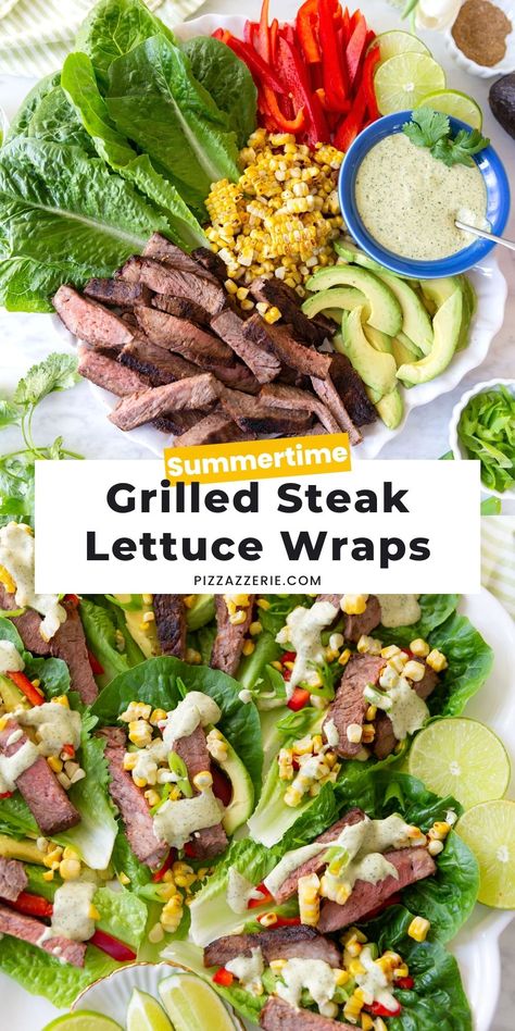 Lettuce Wraps Steak, Steak Lettuce Wraps Healthy, Healthy Steak Wraps, Steak Wraps Recipes Healthy, Lettuce Wraps Beef, Steak Wraps Recipes, Steak Lettuce Wraps, Low Carb Lettuce Wraps, Healthy Steak