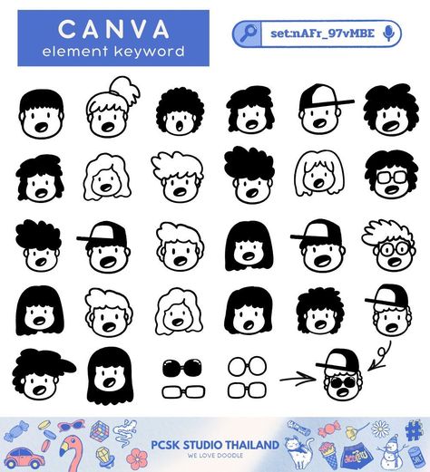 SVG : kid cute wow doodle element present #se Doodle Branding Design, Canva Doodle Elements, Canva Illustration Keyword, Canvas Elements Keyword, Retro Canva Elements, Canva Sticker Keyword, Canva Sticker, Canvas Stickers, Canva Stickers