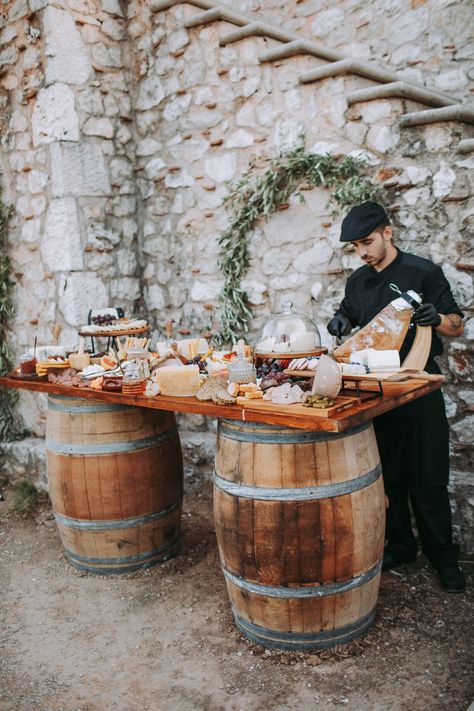 Wedding grazing table Lefkada Vineyard Decor, Vineyard Wedding Decor, Farm Table Wedding, Rustic Italian Wedding, Rustic Vineyard Wedding, Mum Wedding, Italian Vineyard, Italian Weddings, Vineyard Wedding Venue