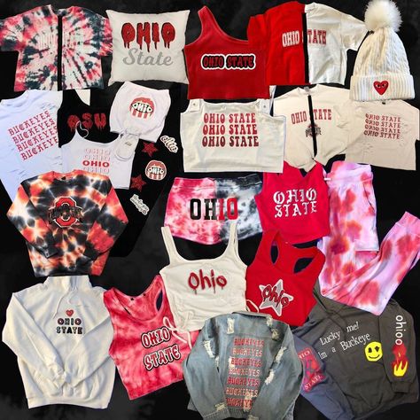 College Gameday Shirts, College Announcements, Ohio Buckeyes, College Clothes, College Gameday, Game Day Shirts, Ohio State Buckeyes, Ohio State, College Outfits