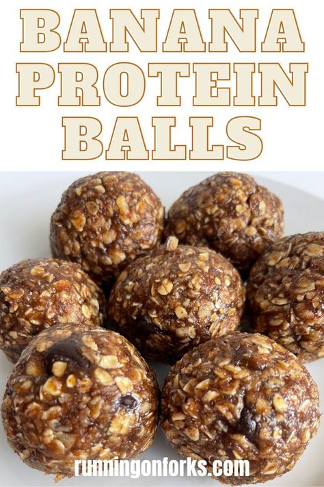 Banana Protein Balls Healthy, Banana Nut Protein Balls, Chunky Monkey Protein Balls, Banana Bread Protein Balls, Protein Ball Recipes Healthy, Monkey Balls Recipe, Banana Protein Balls, Dukan Recipes, Chocolate Protein Balls