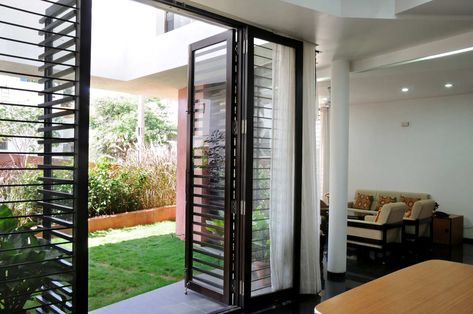 Gallery of B House / Cadence - 11 Balcony Door Design, Home Grill Design, Modern Window Grill, Home Window Grill Design, Window Grill Design Modern, Balcony Grill, Balcony Grill Design, Grill Door Design, Balcony Doors