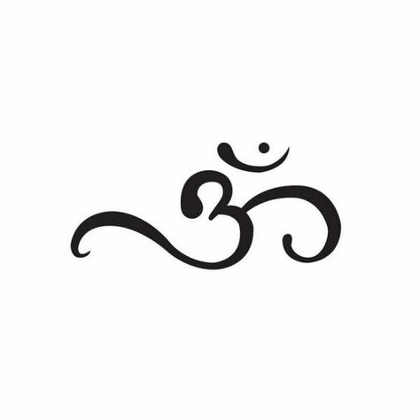 Ohm Symbol Tattoo, Aum Tattoo, Ohm Tattoo, Om Symbol Tattoo, Yogi Tattoo, Tattoo Lotus, Om Tattoo Design, Peace Tattoos, Cute Simple Tattoos