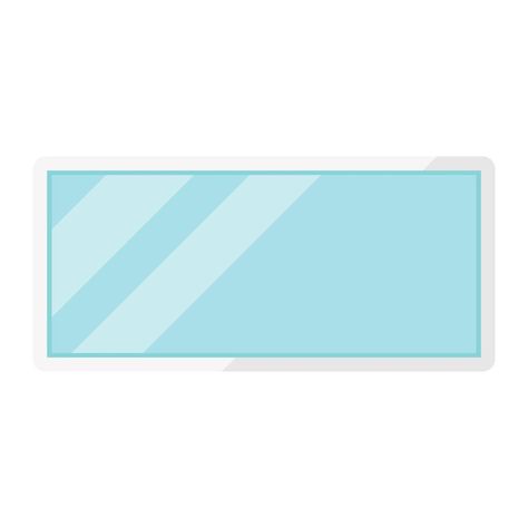 Mirror Cartoon, Mirror Rectangle, Rectangle Mirror, Rectangular Mirror, Vector Art, Vector Free, Clip Art, Mirror