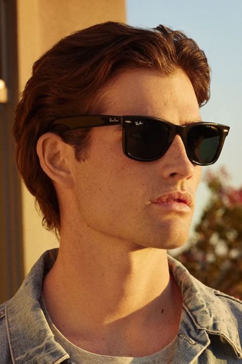 Men's & Women's high end sunglasses #ad #raybans #rayban #sunglasses #aesthetic #classic Men Shades Sunglasses Fashion, Rayban Glasses Men, 80s Sunglasses Men, Men’s Raybans, Man Sunglasses Aesthetic, Black Sunglasses Aesthetic Men, Aesthetic Sunglasses Men, Mens Sunglasses Aesthetic, Aesthetic Sunglasses Vintage