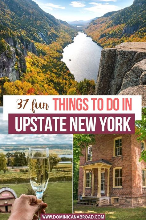 37 Fun Things to Do in Upstate New York New York Adventures, Upper State New York, Upstate New York Road Trip, Upper New York State Travel, Things To Do In Upstate New York, Albany Ny Things To Do In, Upstate New York Bachelorette Party, Things To Do In Albany Ny, Fall In Upstate New York