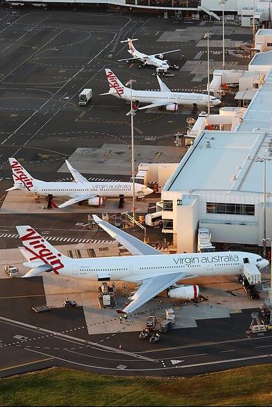 Virgin Australia Australian Airlines, Virgin Australia, Airplane Photos, Aviation Image, Dubai Airport, Airport Design, Airports Terminal, Aircraft Photos, Commercial Aircraft