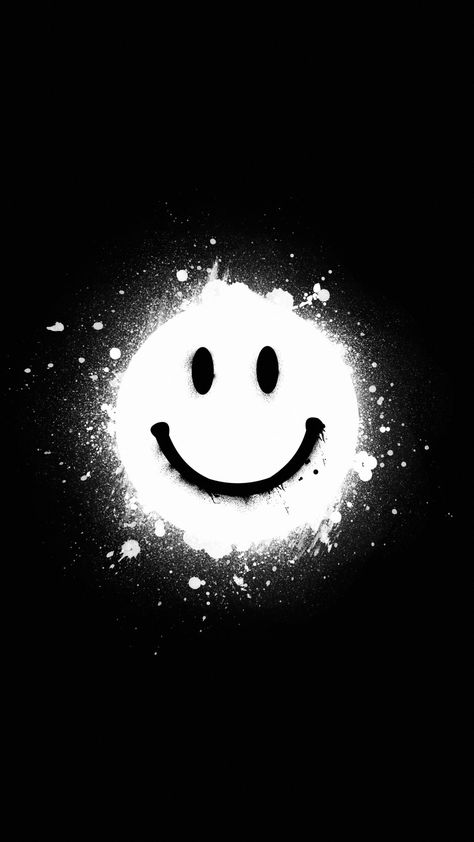 Smiley Face, Smiley, Wallpapers, Black And White, White, Black