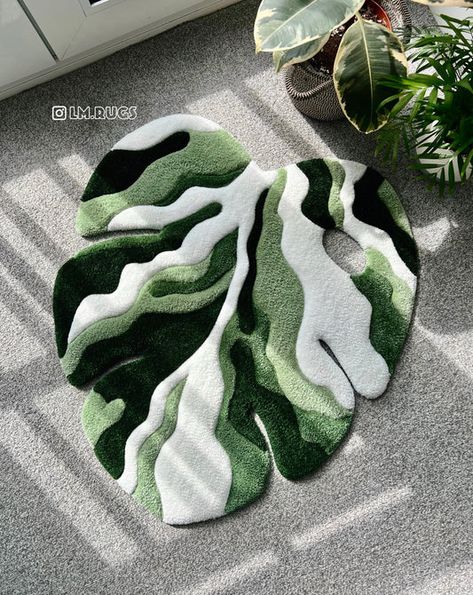 Products – Labeled Masterpieces Monstera Rug, Tufting Diy, Butterfly Rug, Peach Rug, Funky Rugs, College Dorm Room Decor, Rug Inspiration, Fluffy Rug, Punch Needle Embroidery