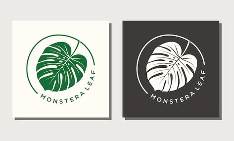 Plant Logo, Plant Logos, Monstera Deliciosa, Minimalist Logo Design, Monstera Leaf, Minimalist Logo, Logo Design Inspiration, Plant Care, Cute Jewelry