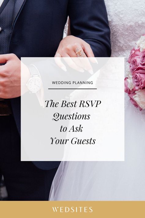 From meal selections to dance floor requests, your RSVP questions can help you save time and stress as you get prepared for your upcoming celebration. Keep reading as we share the best RSVP questions to ask your wedding guests. Wedding Questions For Guests, Rsvp Wedding, Song Request On Wedding Rsvp, Questions To Ask A Venue For A Wedding, Rsvp Wedding Cards Wording, Online Wedding Rsvp Wording, Wedding Website Rsvp Questions, Unusual Wedding Invitations, Wedding Reception Invitation Wording