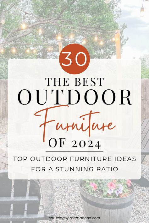 Create the perfect patio with our stylish outdoor furniture picks. Our guide features everything from rattan sofas and colorful chairs to elegant dining sets and cozy loveseats. Perfect for any porch or backyard, these furniture pieces offer both comfort and style. Explore our top recommendations to find the ideal black, white, grey, or colorful options to suit your taste. Turn your outdoor space into a beautiful and functional retreat. Porch Furniture Layout, Stylish Outdoor Furniture, Cozy Backyard, Round Dining Set, Porch Furniture, Outdoor Sofa Sets, Outdoor Patio Furniture Sets, Comfortable Furniture, Backyard Inspiration