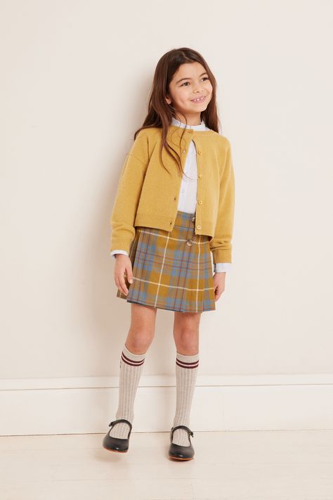 Bonpoint Back To School 2023 capsule @bonpoint #Bonpoint #falloutfits2023 #fw23 #fall #winter #fallwinter2023 #childrens #kids #childrenswear #kidswear #kidsfashion #girls #kidsfashionblog #yellow Kids Fashion Blog, Kids Winter Outfits, Kids Winter Fashion, Yellow Skirt, Kids Fashion Clothes, School Fashion, Kids' Fashion, Wearing Dress, Kids Wear